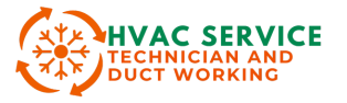 HVAC Service Technician And Duct Working